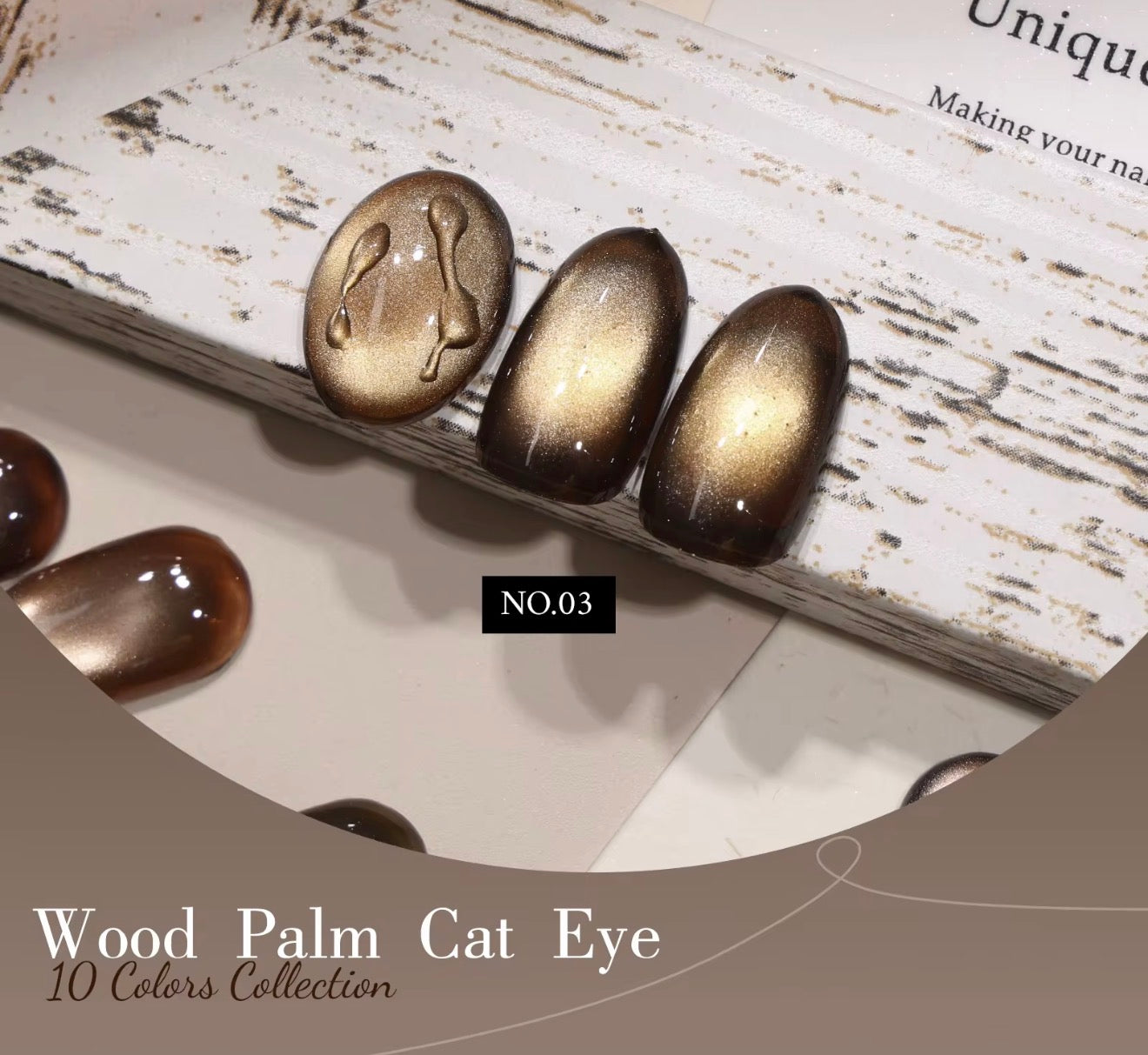 Wood Cat eye 03