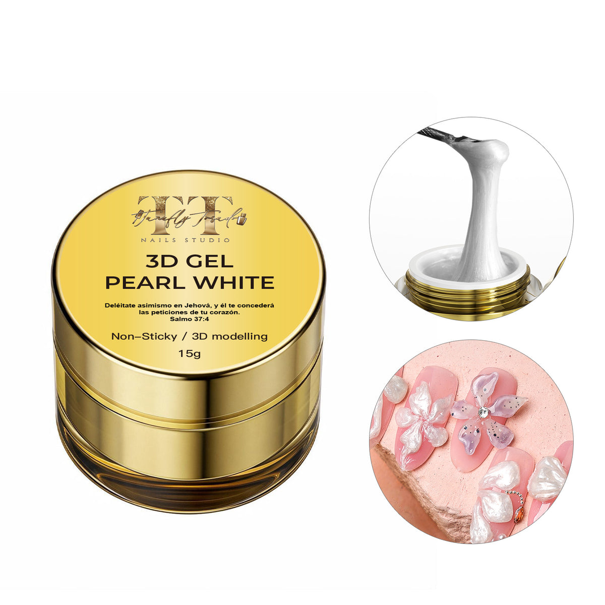 3D Gel Pearl White 15g