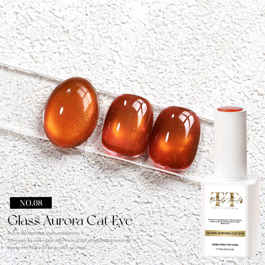 Glass Cat Eye Aurora 008