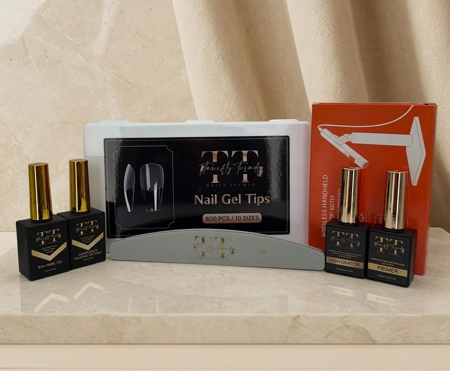 Kit Completo para Gel Tips Square ( 7 en 1)