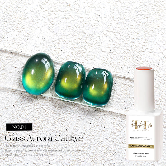 Glass Cat Eye Aurora 001