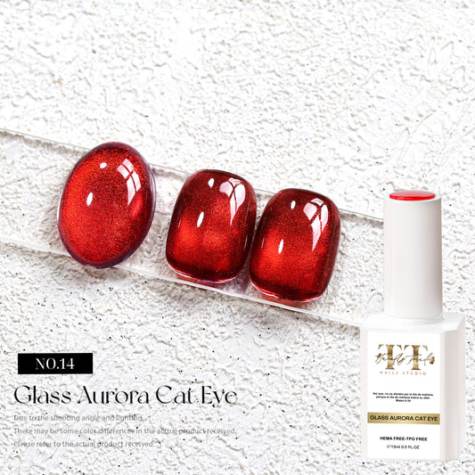 Glass Cat Eye Aurora 014