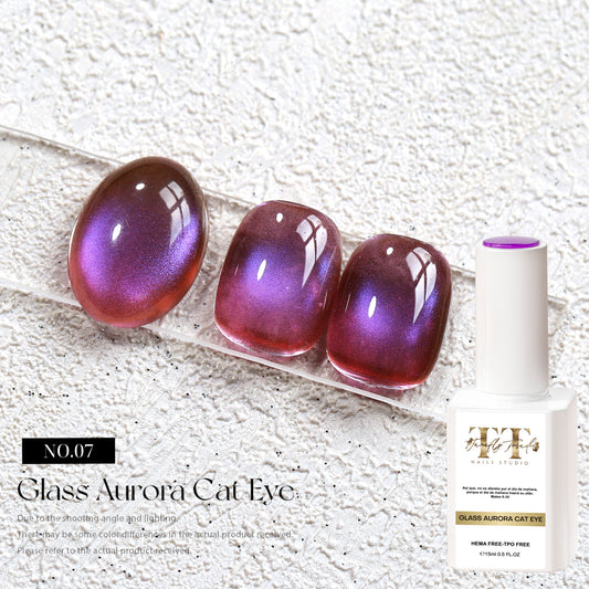 Glass Cat Eye Aurora 007