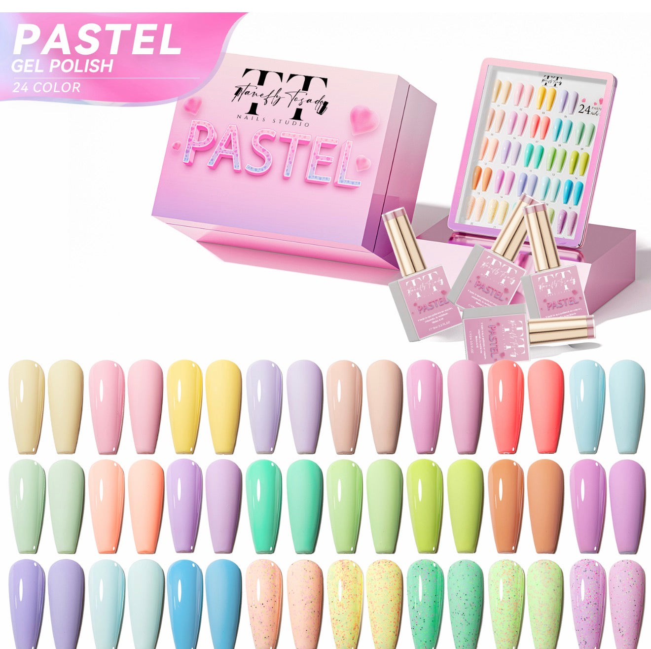 Colección pastel 24 colores