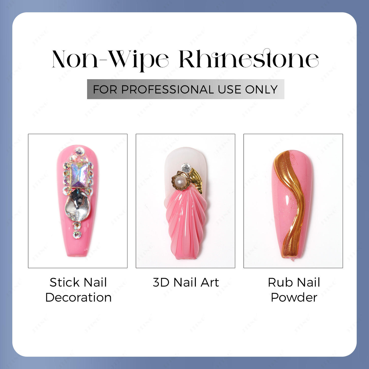 Non Wipe Rhinestones (3d)