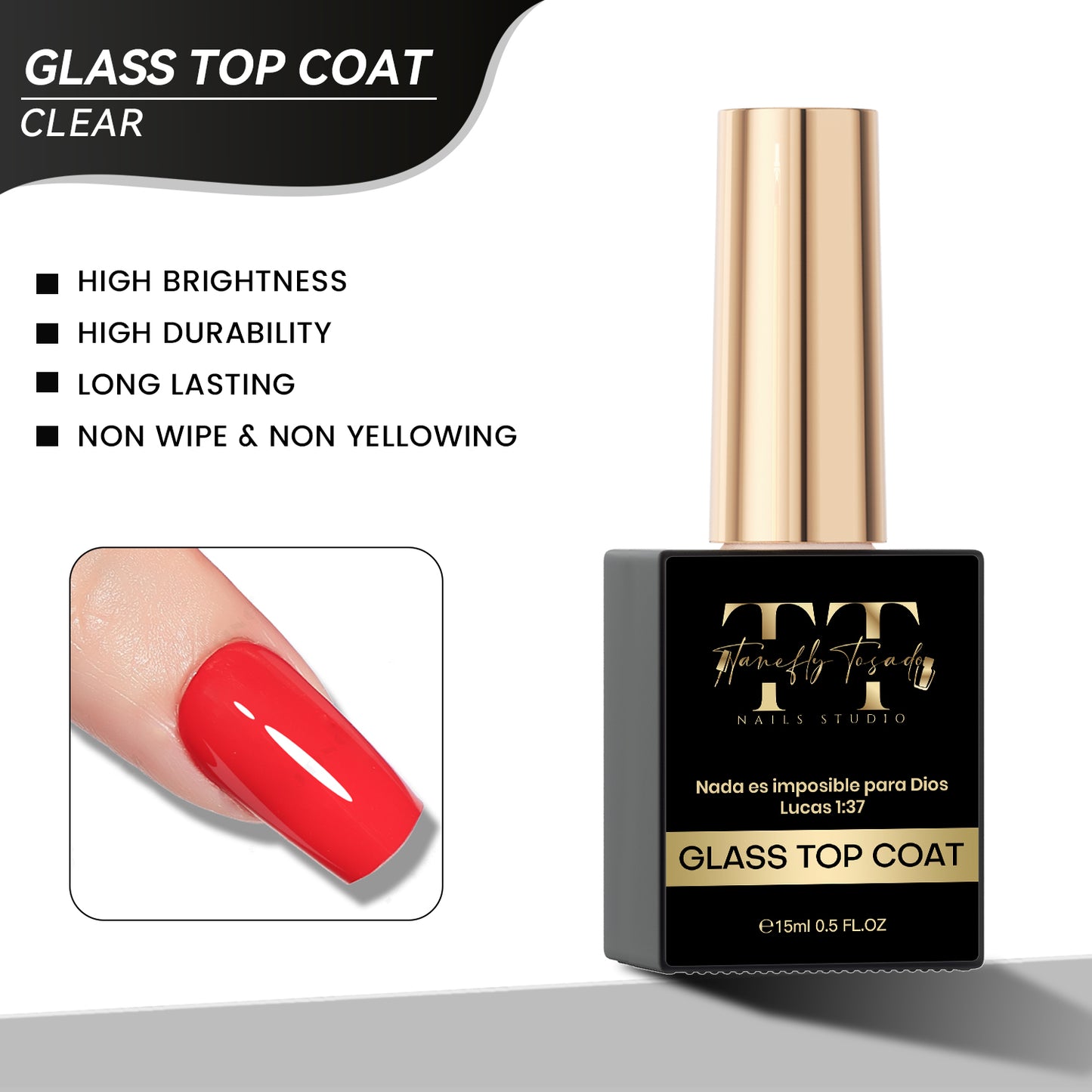 Glass Top Coat (15ml)