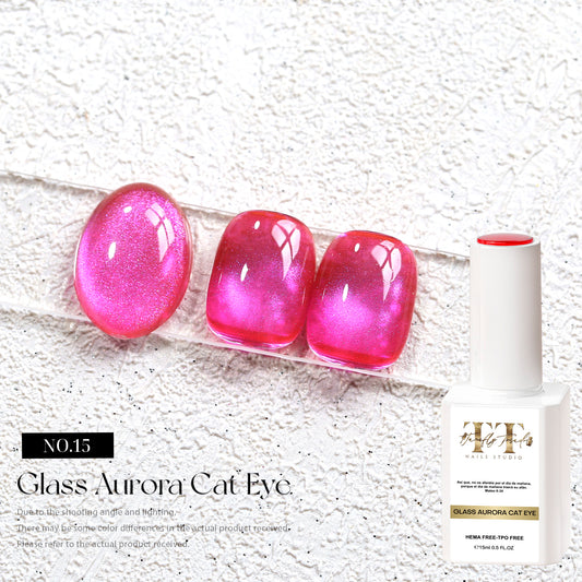 Glass Cat Eye Aurora 015