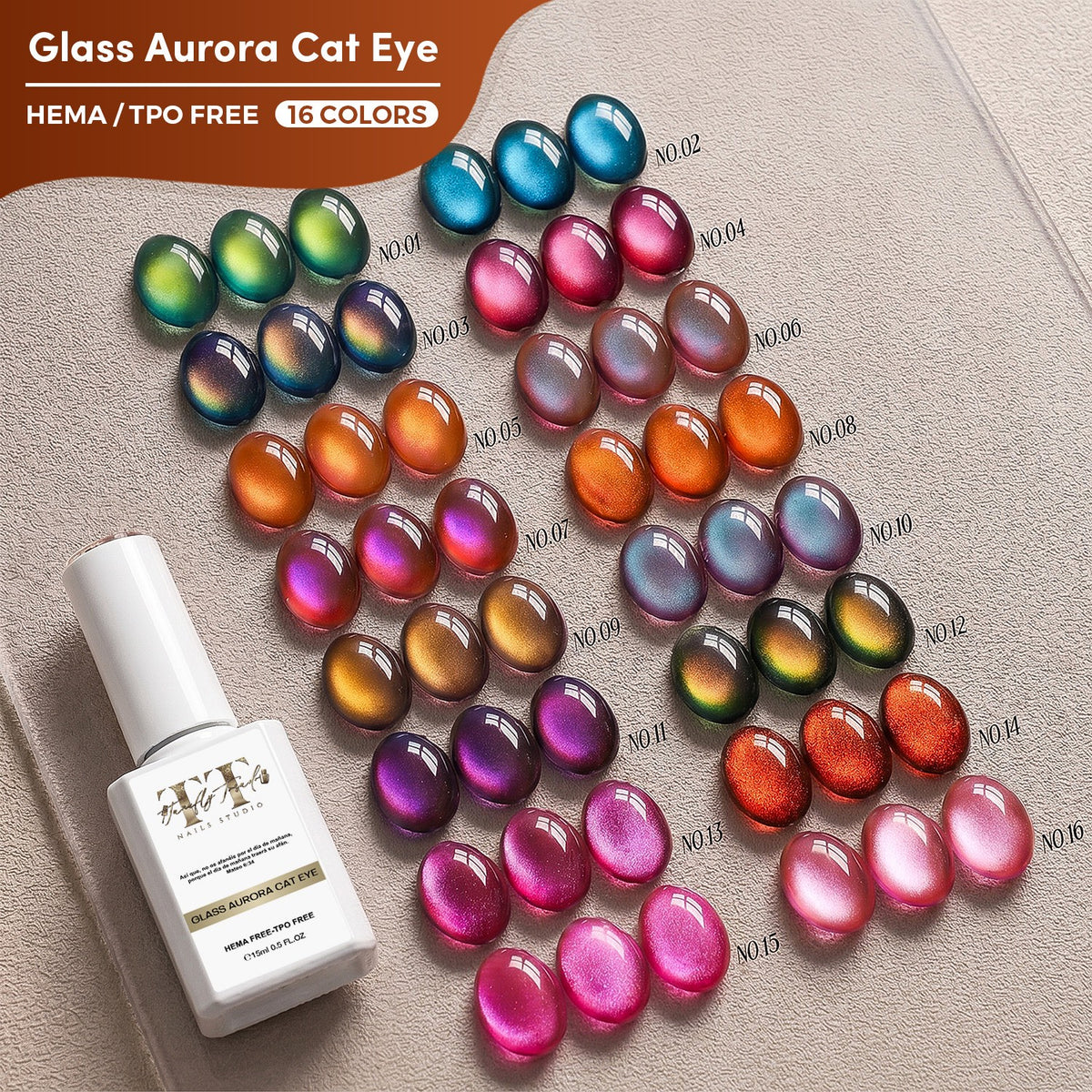 Glass Aurora Cat Eye - TT Nails Studio