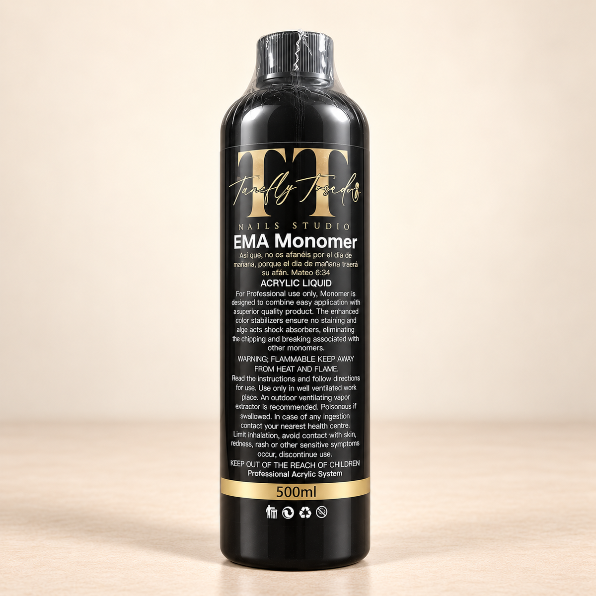 Monómero EMA TT Nails Studio de 500 ml